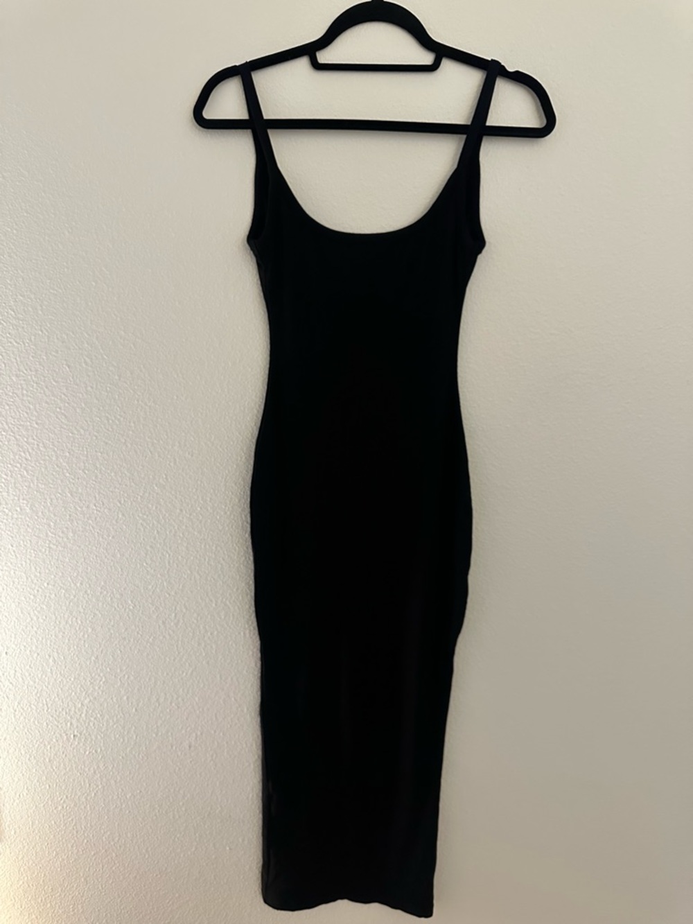 NWT All Things GoldenClassic Black Maxi Bodycon Dress - Sleek Women's Slip Dress - Picture 7 of 8